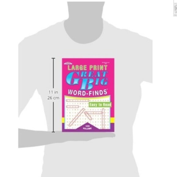 Great Big Large Print Word-Find Puzzles Books Pack of 3 Full Size Books - Picture 7 of 14